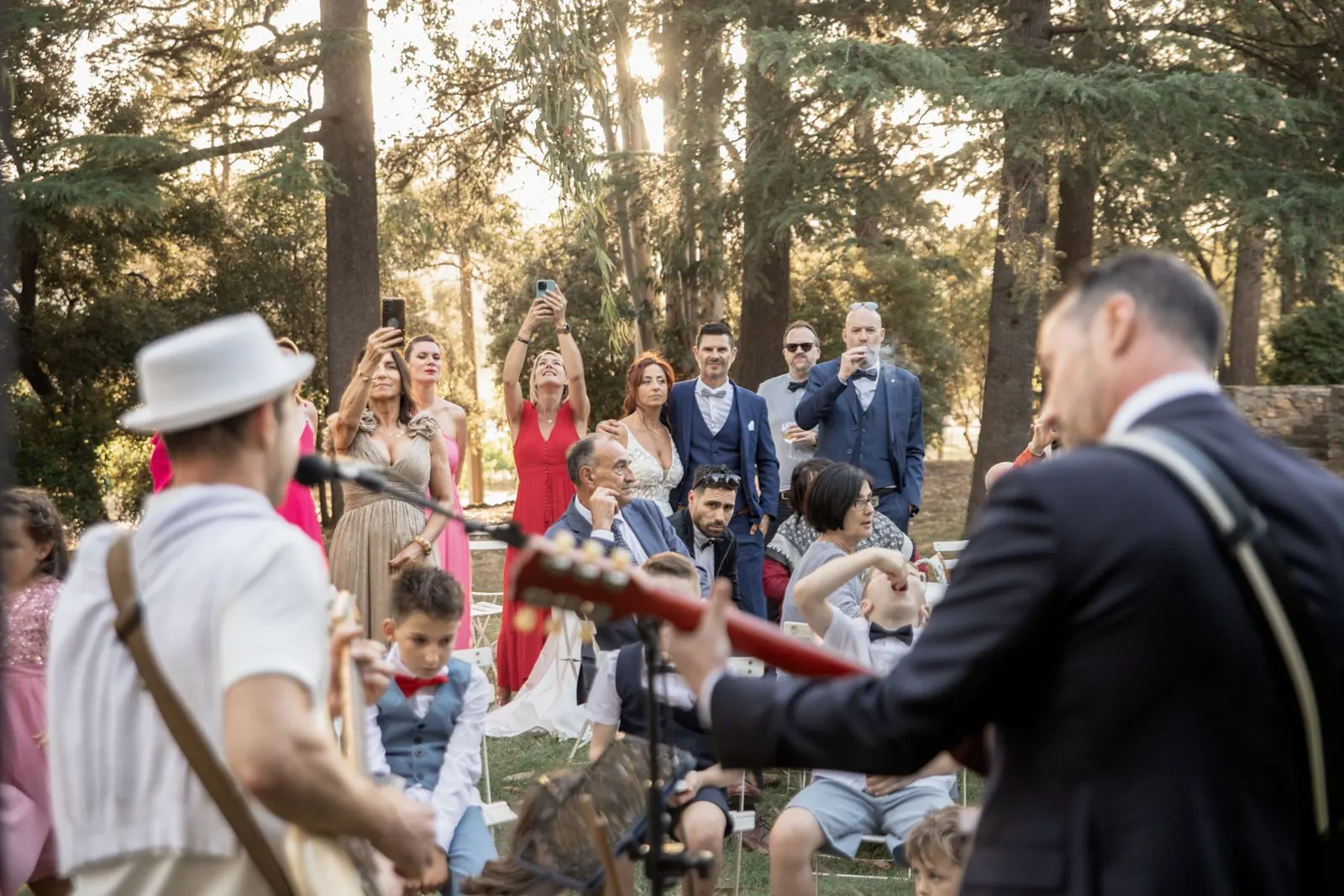 Musique live pendant une cérémonie de mariage