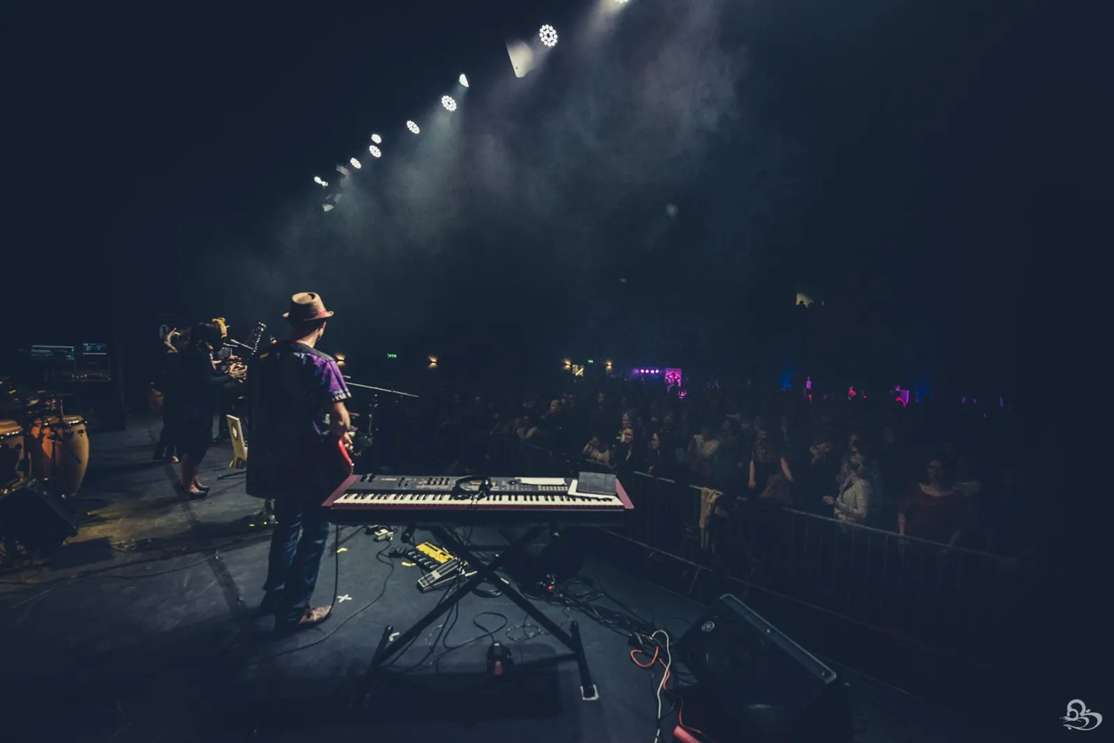 Le public du showcase vu depuis la scène